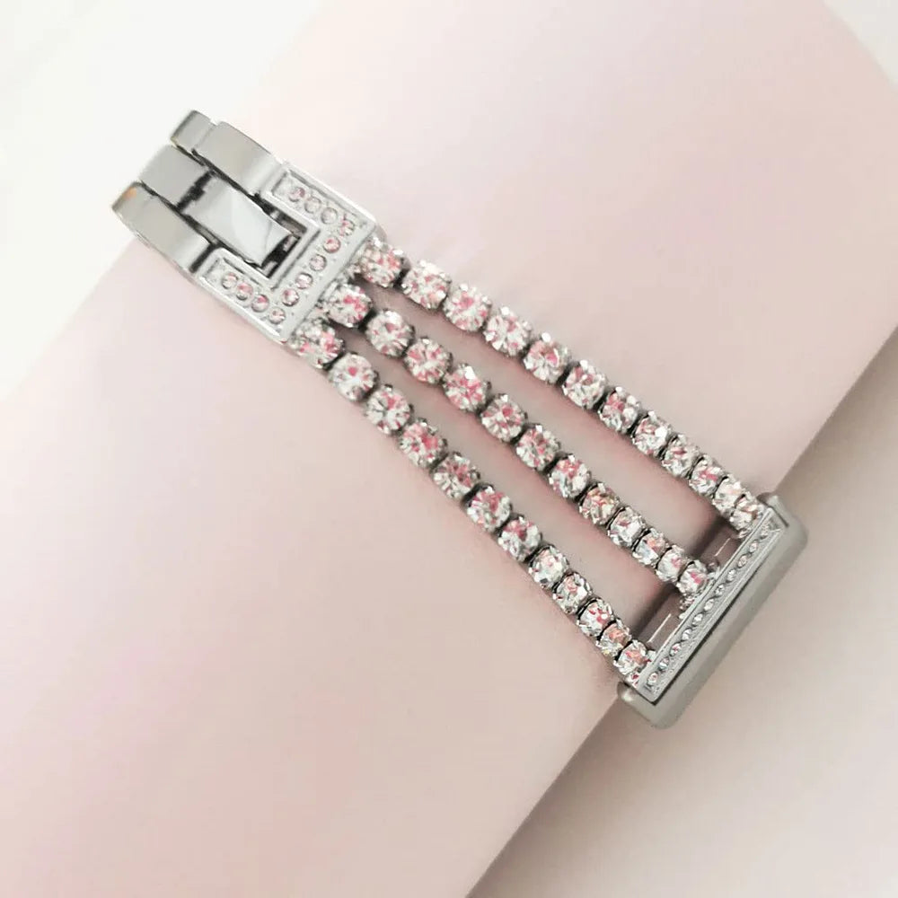 Armband voor dames Google Pixel Watch 1, 2, 3, 4 41mm 45mm zilver