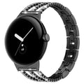 Armband voor dames Google Pixel Watch 1, 2, 3, 4 41mm 45mm zwart