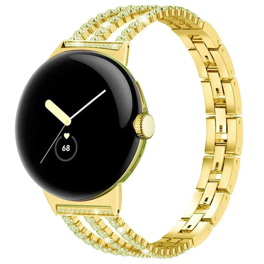 Armband voor dames Google Pixel Watch 1, 2, 3, 4 41mm 45mm goud