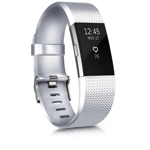 Bracelet pour Fitbit Charge 2 argent