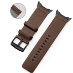 Horlogebandje voor Google Pixel Watch in bruin leer 1, 2, 3, 41mm 45mm