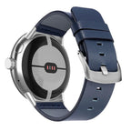 Horlogebandje voor Google Pixel Watch in bruin leer 1, 2, 3, 41mm 45mm blauw