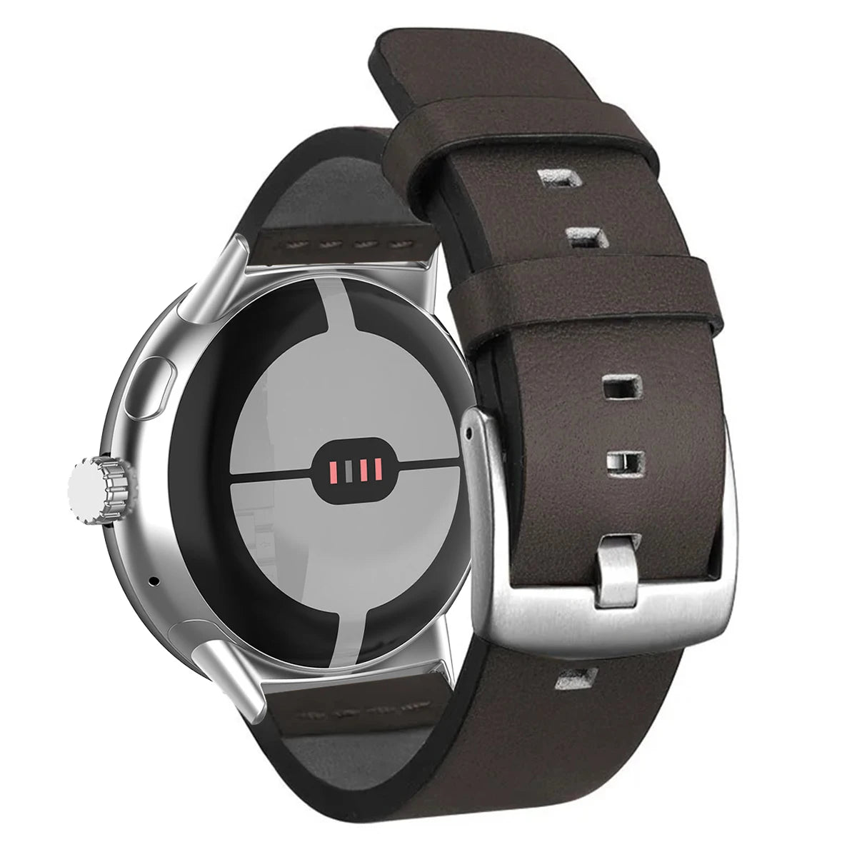 Horlogebandje voor Google Pixel Watch in bruin leer 1, 2, 3, 41mm 45mm bruin