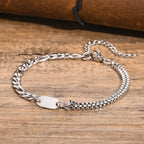 Armband voor heren met initiaal