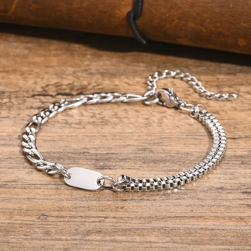 Armband voor heren met initiaal