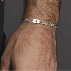 Armband voor heren met initiaal a