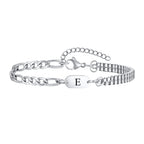 Armband voor heren met initiaal e