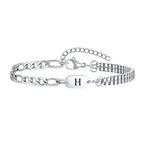 Armband voor heren met initiaal h