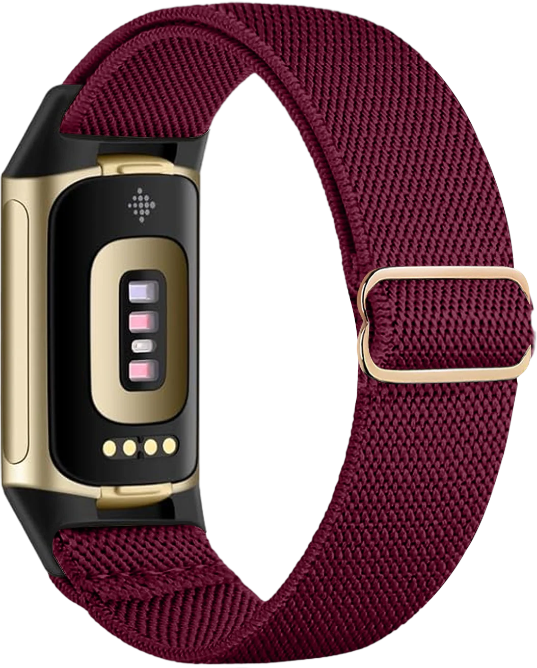 Armband voor Fitbit Charge 5, Charge 6 horloge fuchsia roze
