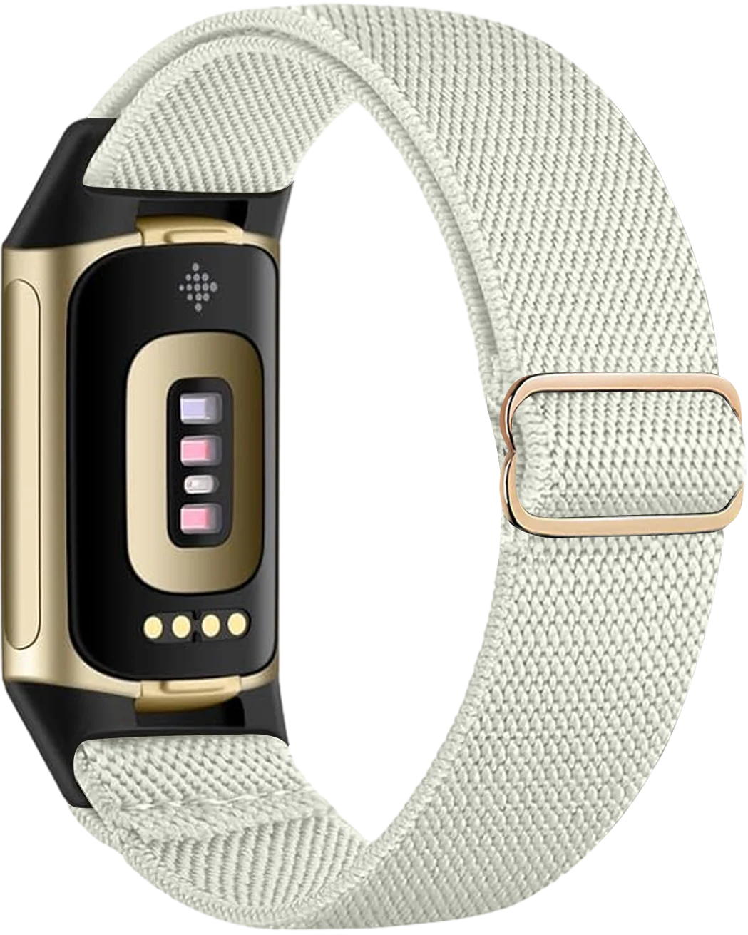 Armband voor Fitbit Charge 5, Charge 6 horloge wit