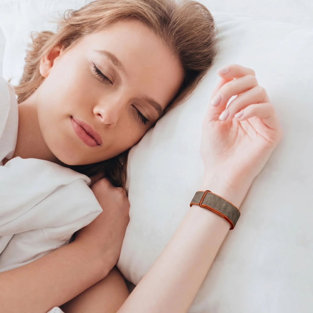 Armband voor Google Fitbit Air horloge bruin