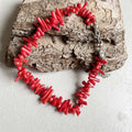 Verstelbare armband van rood koraal
