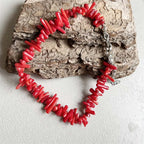 Verstelbare armband van rood koraal