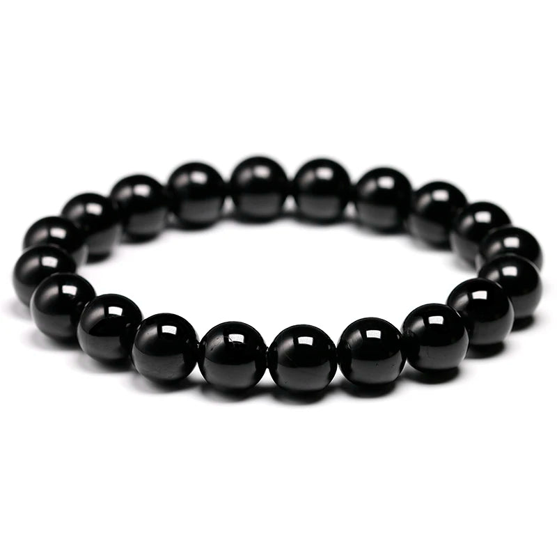 Bracelet "Rempart" en Tourmaline Noire