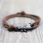 Bracelet Requin Noir marron