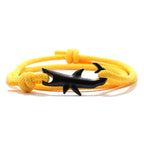 Bracelet Requin Noir jaune