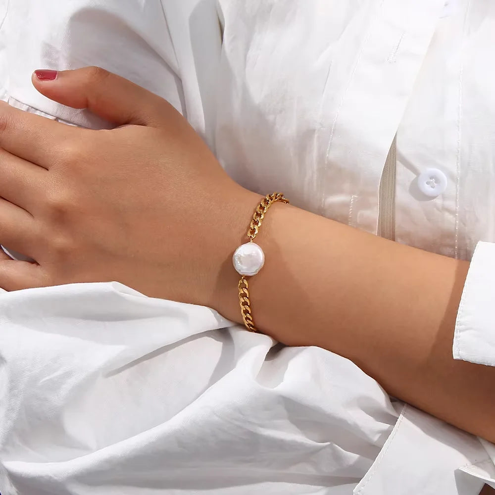Bracelet Rétro avec Perle