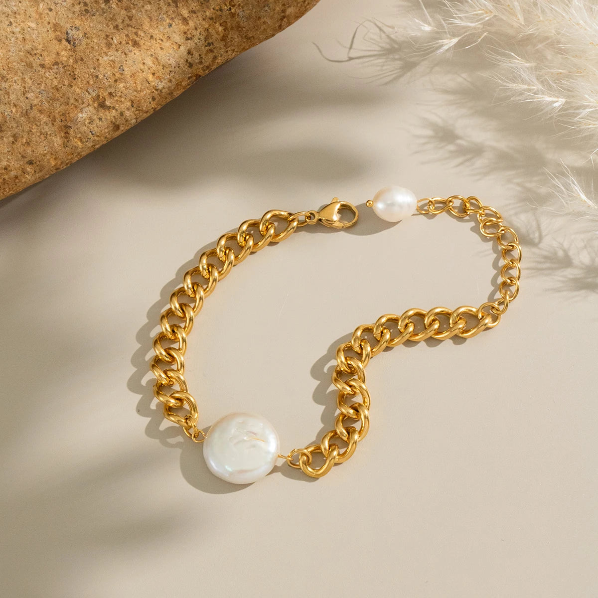 Bracelet Rétro avec Perle