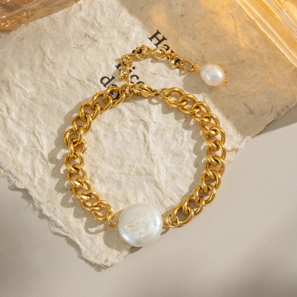 Bracelet Rétro avec Perle
