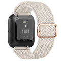 Super Elastische Band Fitbit Versa 1 Versa 2 Versa Lite Horloge roomwit