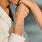 Gedraaide initiaalarmband
