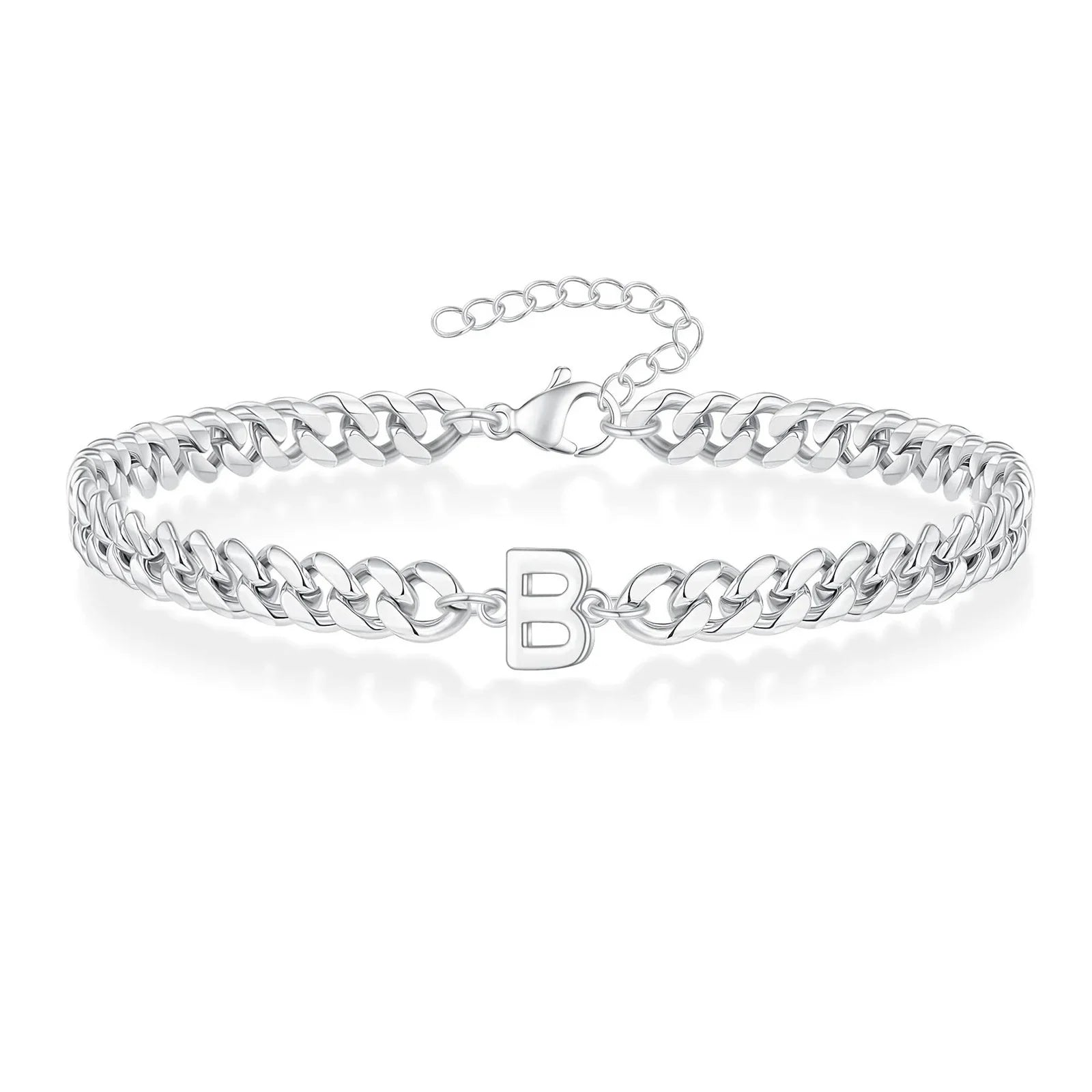 Gedraaide initiaalarmband b