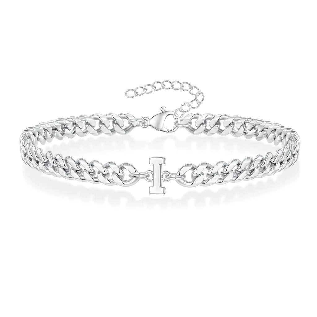 Gedraaide initiaalarmband i