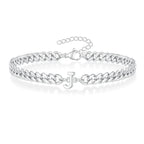 Gedraaide initiaalarmband j