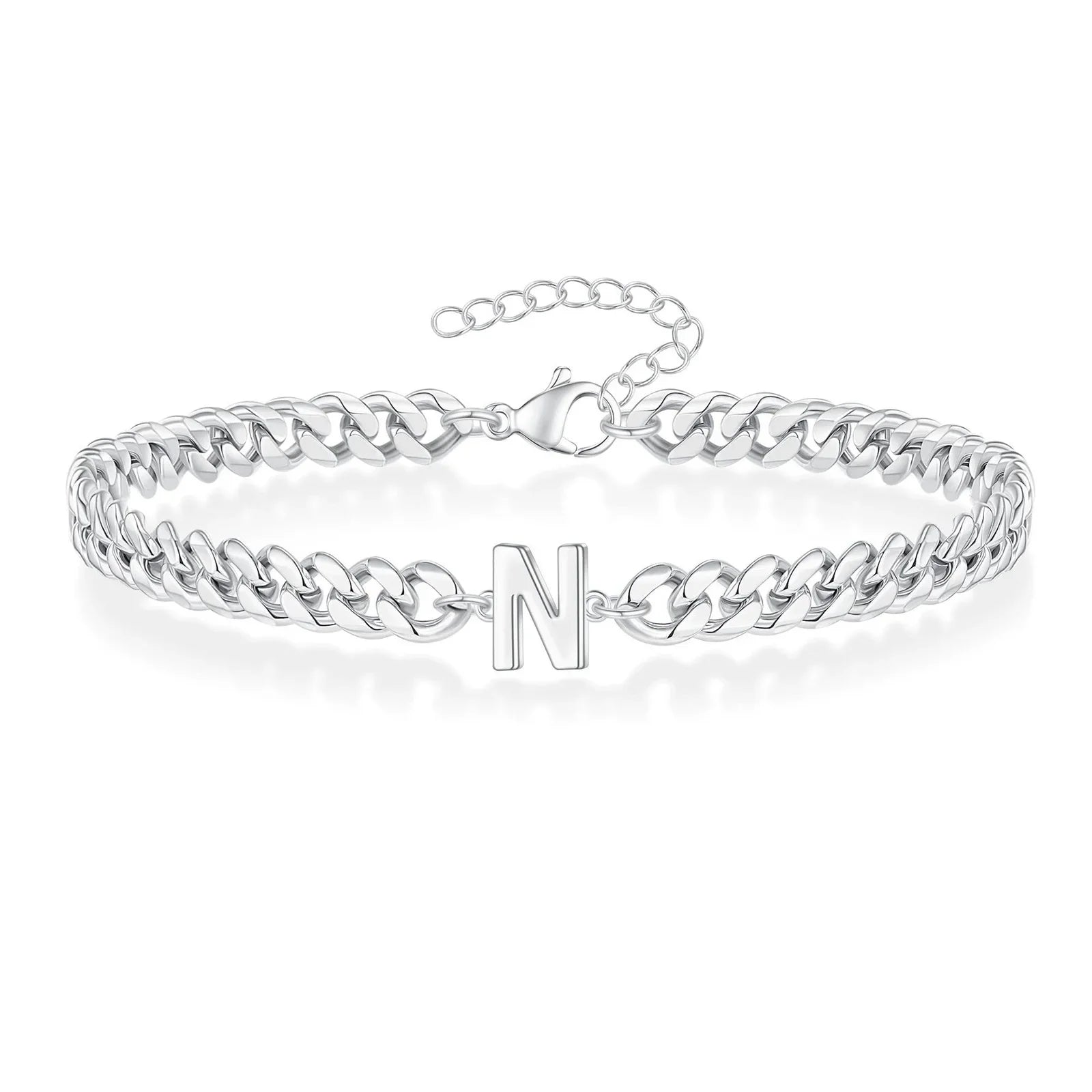 Gedraaide initiaalarmband n