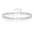 Gedraaide initiaalarmband t