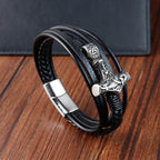 Gevlochten ankerarmband