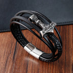 Gevlochten ankerarmband