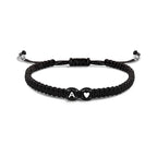 Gevlochten initialenarmband a