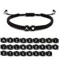Gevlochten initialenarmband 
