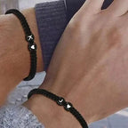 Gevlochten initialenarmband j