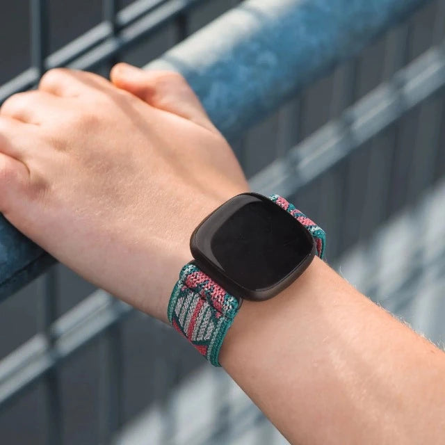 Gevlochten Horlogeband voor Fitbit Versa 1 Versa 2 Versa 3 