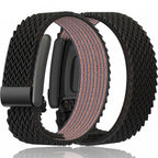 Nylon horlogebandje voor Google Fitbit Air zwart