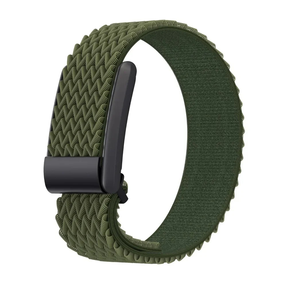 Nylon horlogebandje voor Google Fitbit Air groen