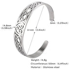 Verstelbare Viking Valknut armband 