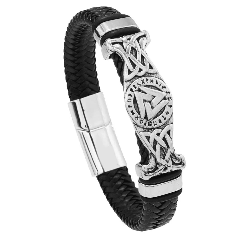 Bracelet Viking Valknut Homme