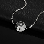 Bracelet Yin Yang avec Strass