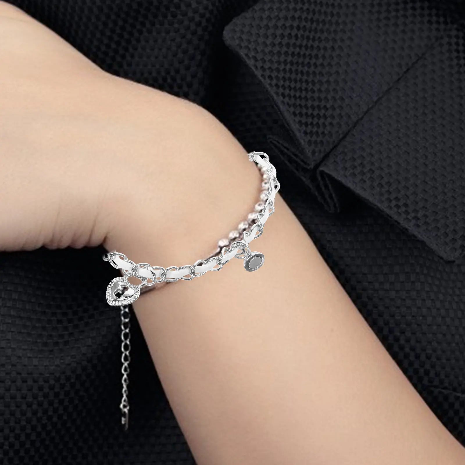 Armbanden voor koppels met sleutel en slot