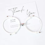 Bracelets pour Couples d'Amis Gourmette Coeur Magnétique 3