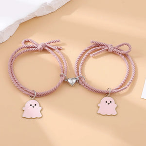 Bracelets pour Couples d'Amis Gourmette Fantômes 5