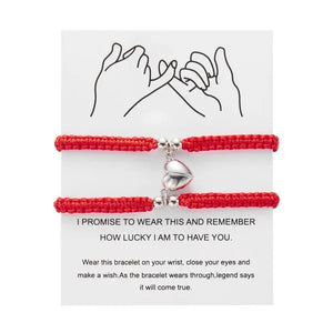 Bracelets pour Couples d'Amis Gourmette Romantique