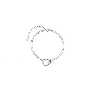 Bracelets pour Couples Romantique Gourmette Anneaux femme