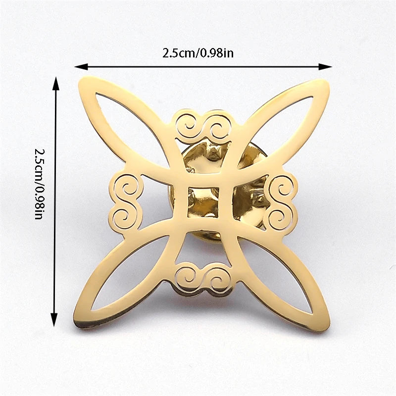 Heksenknoop Wicca Broche