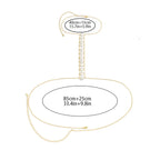 Chaîne de Décolleté Femme Collier Bijou Poitrine