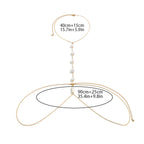 Chaîne de Décolleté Femme Collier Perles