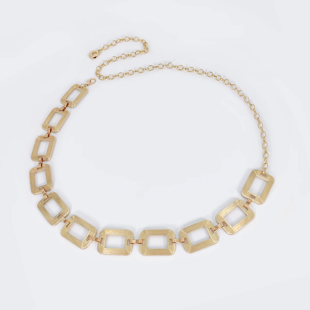 Boho-heupketting - taille- en buikjuweel voor dames goud